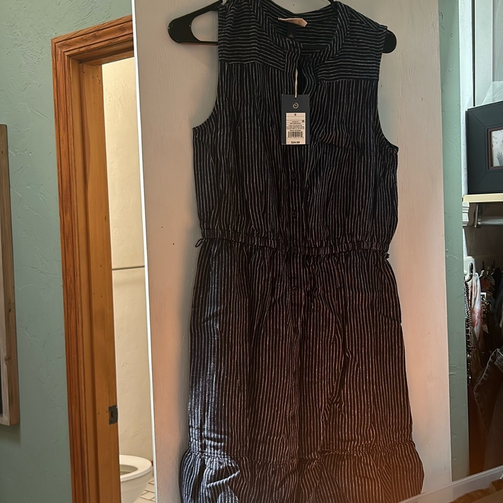 Pinstripe dress